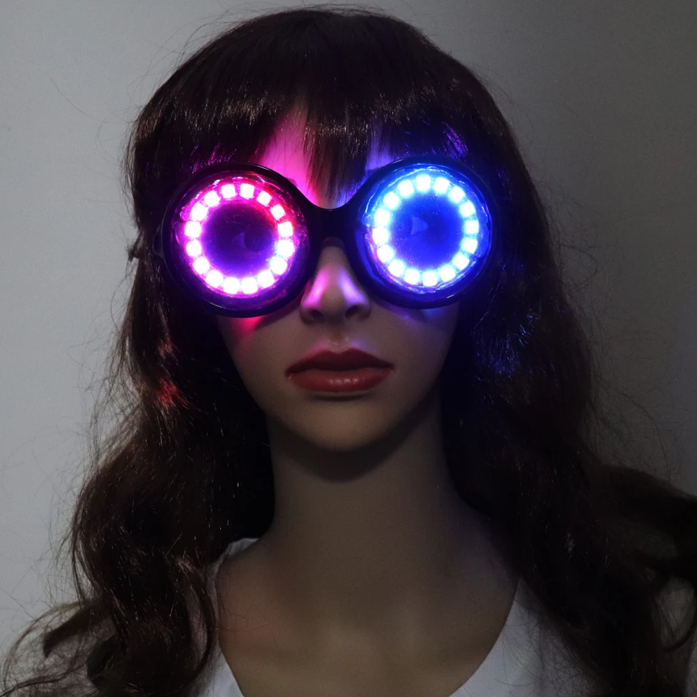Полноцветные светодиодный очки цвета радуги s супер яркие Rave EDM вечерние DJ для