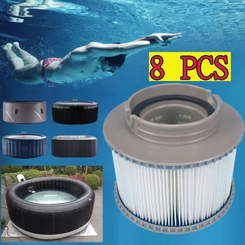 

8 x Inflatable Spa Filter for Mspa Filter Cartridge Netherlands Spain Norway Spa Pool Filter Replacement Filter