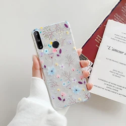 Elegant Butterfly Soft Silicone TPU Case - Slim & Stylish Protective Back Cover for P40 Lite E (Transparent)