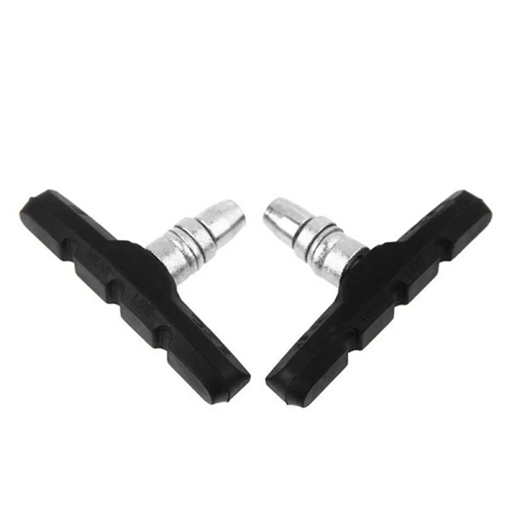 4pcs Bike Brake pads MTB Bicycle Braking V-Brake Holder Shoes Rubber Blocks Durable Cycling Accessories Bicycle Parts