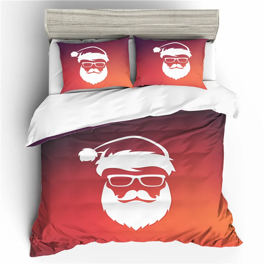 

A Bedding Set 3D Printed Duvet Cover Bed Set Christmas Home Textiles for Adults Bedclothes with Pillowcase #SDJ18