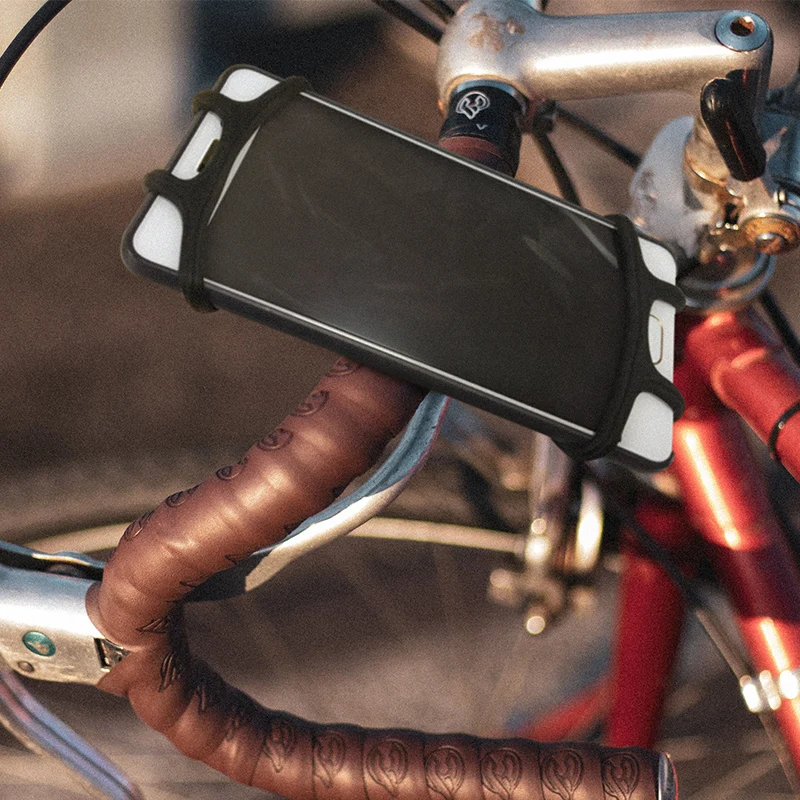 FONKEN Non-slip велосипедный держатель для телефона универсальный силиконовый горный велосипед мотоцикл Мобильный держатель подставки для 4,5 6-дюймового телефона Brackt