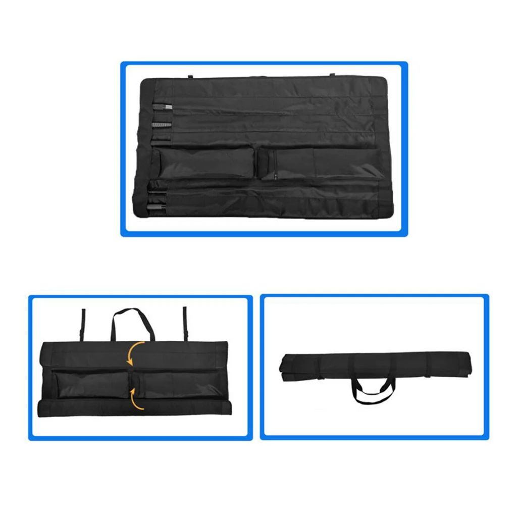 Fishing Bag Fishing Rod Reel Case Carrier Holder Fishing Pole Storage Bags Fishing Gear Organizer Travel Carry Case Bag