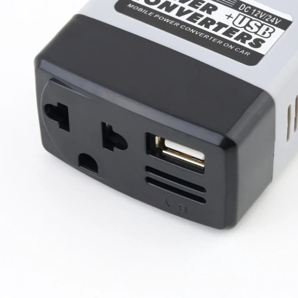 DC 12 V/24 V к переменному току 220V USB 6 v автомобиль мобильный Мощность Инвертор адаптер конвертер Зарядное устройство используется для всех телефонов инвертор 12 V