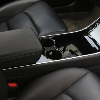 

Black Cup Slot Stopper Holder Water Cup Phone Slot Holder For Tesla Model 3 Car