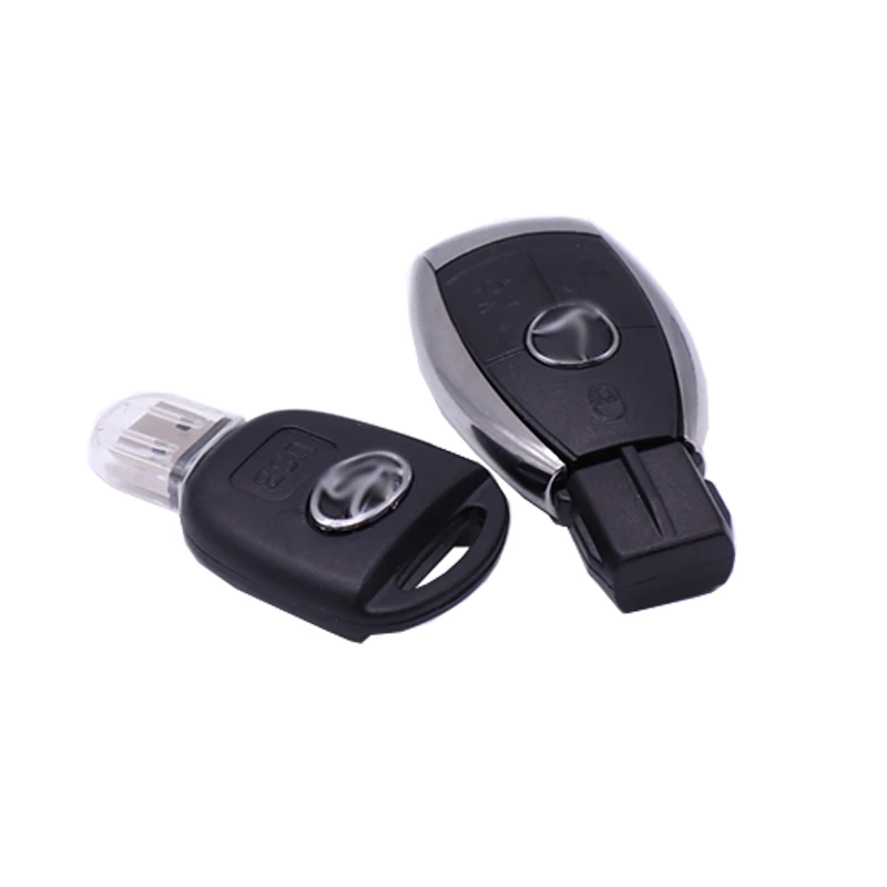 USB флешка новый дизайн 128 ГБ Автомобильный ключ usb 4 8 16 32 64 пластиковая память