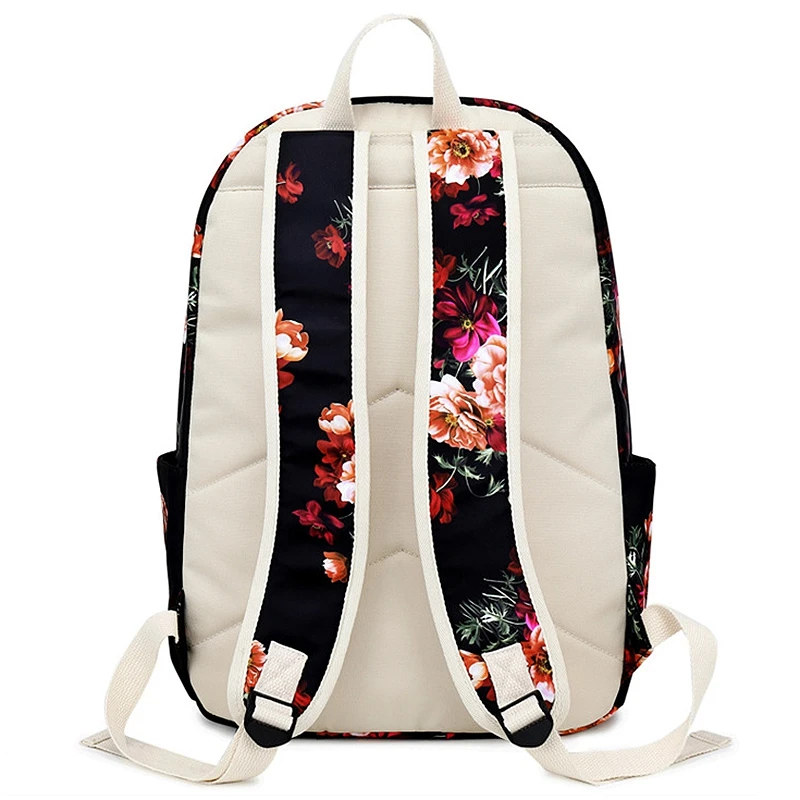 Школьный рюкзак с цветочным рисунком для девочек; Комплект детских школьных сумок в китайском стиле; Сумка-карандаш; рюкзаки с цветочным рисунком для детей; сумка для книг