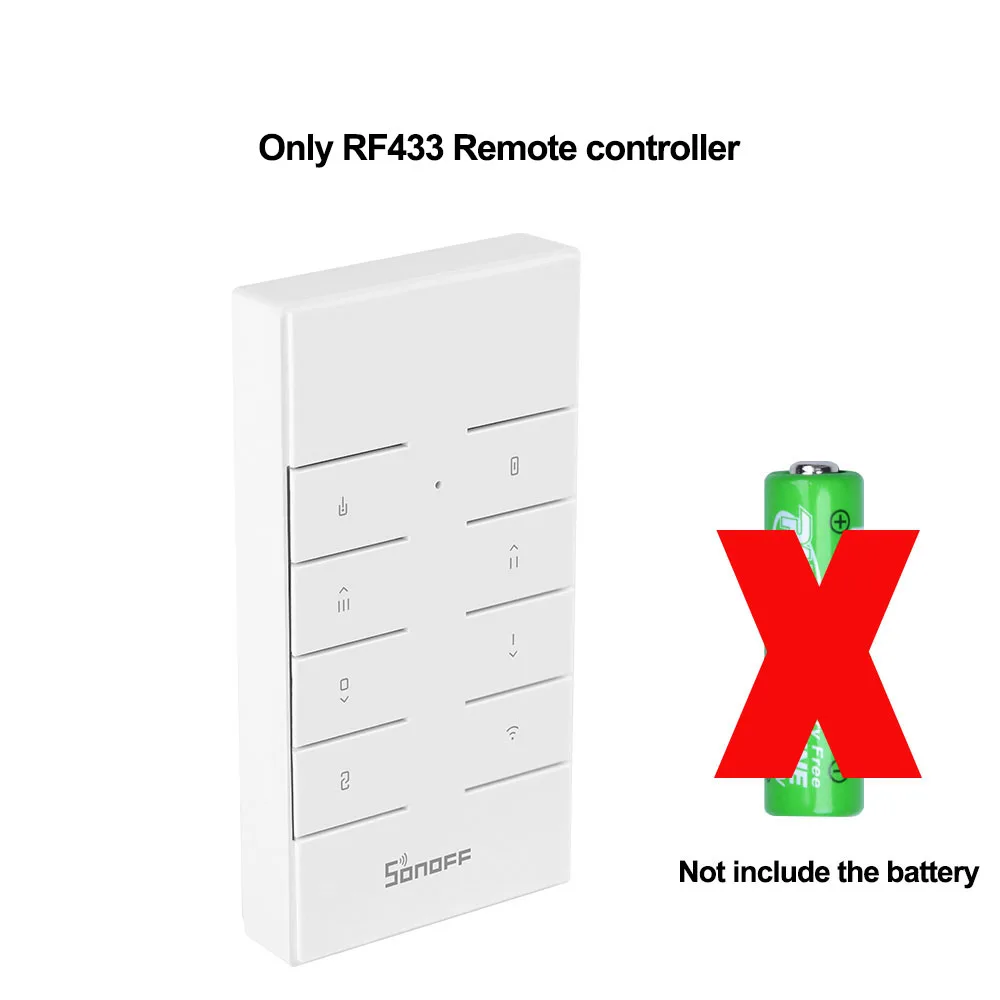 RF433 controller Интеллектуальный выключатель света Sonoff T3 черный 1/2/3 433 RF пульт дистанционного управления умный переключатель Wi-Fi с границы таймер работает с Alexa Google Home - Цвет: RF433 controller