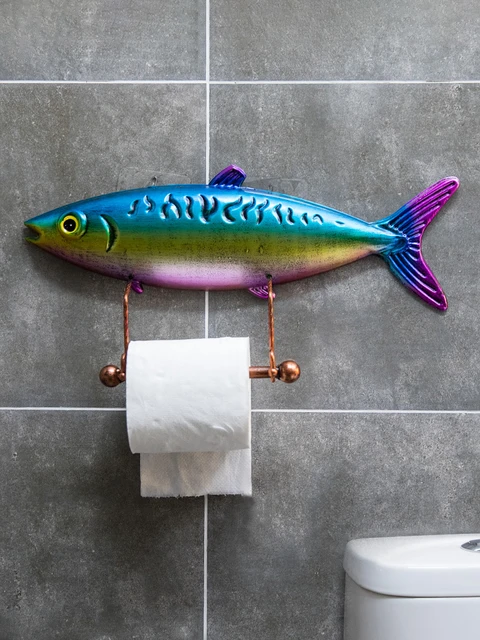 Tuna Creative Toilet Roll Holder Toilet Wall-Mounted Paper Towel