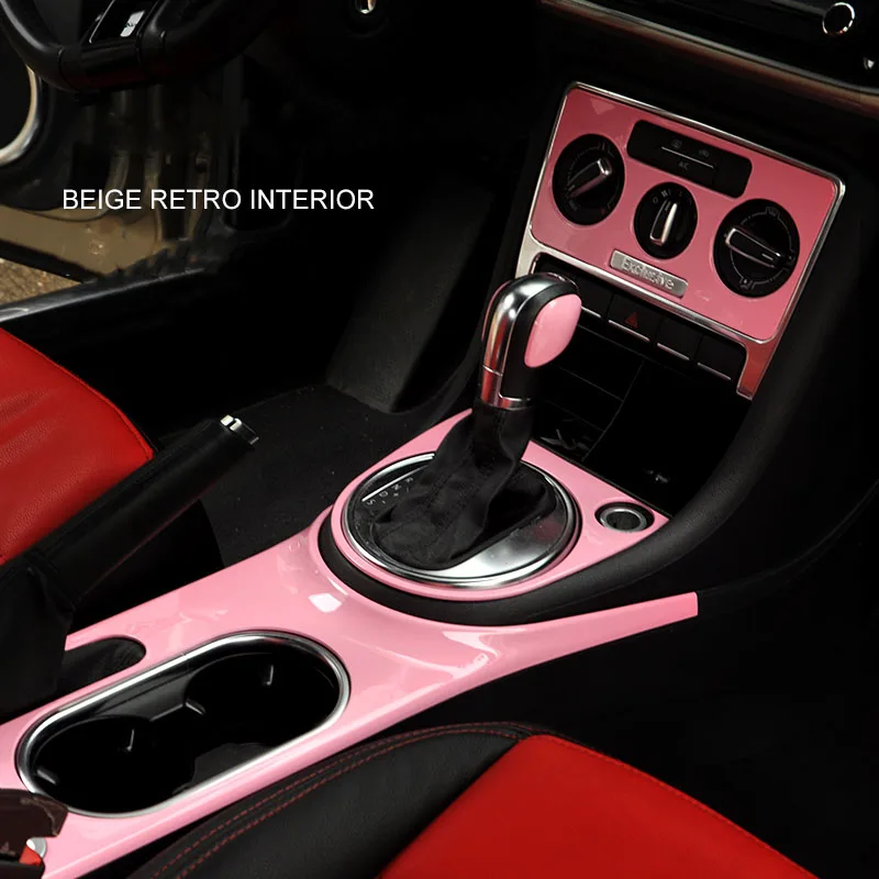 Vollen satz rosa innen Schutz Auto styling Interior Air outlet