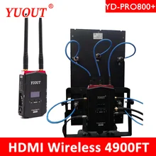 YUOUT очень большой радиус действия HDMI SDI Беспроводная передача