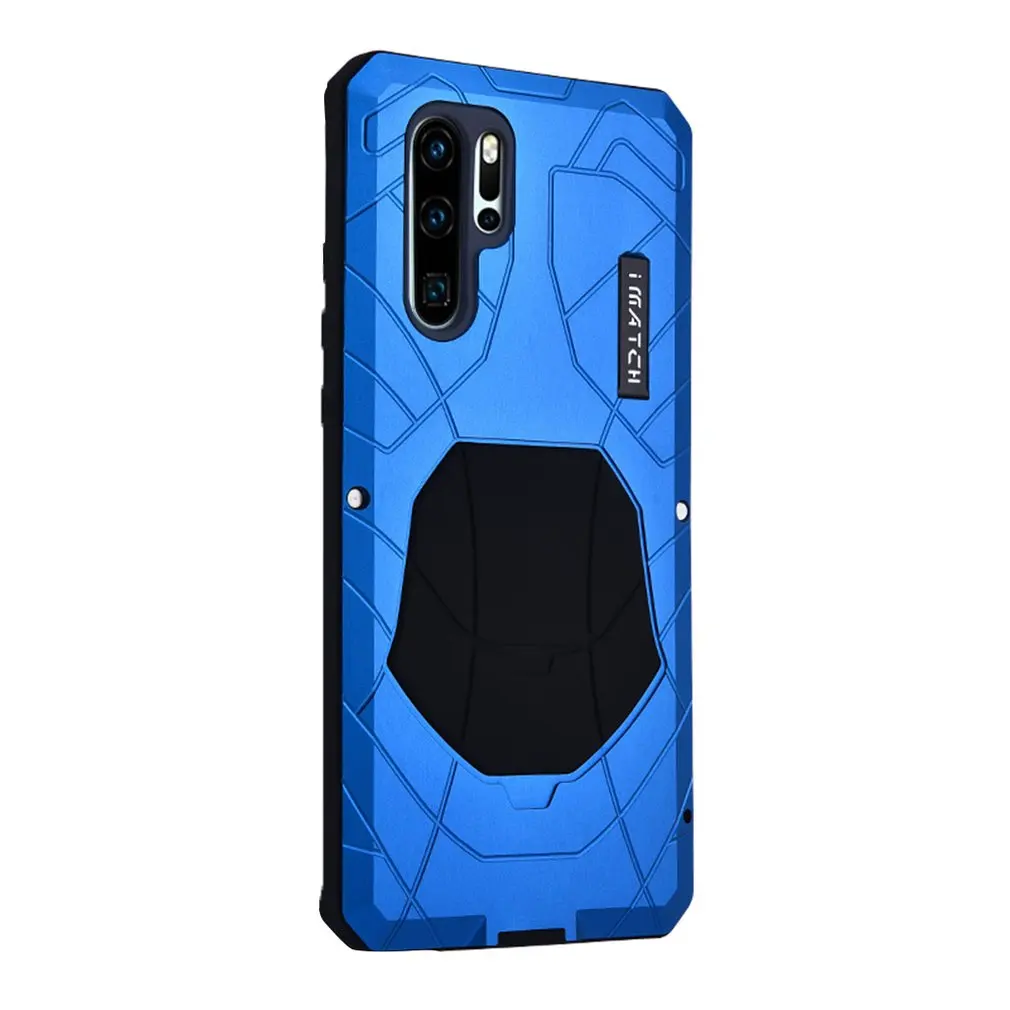 

For Huawei Glory 8X P30 pro Mate20 X Anti-seismic Design Anti-drop Metal Silicone Mobile Phone Case Exquisitely Designed Durable