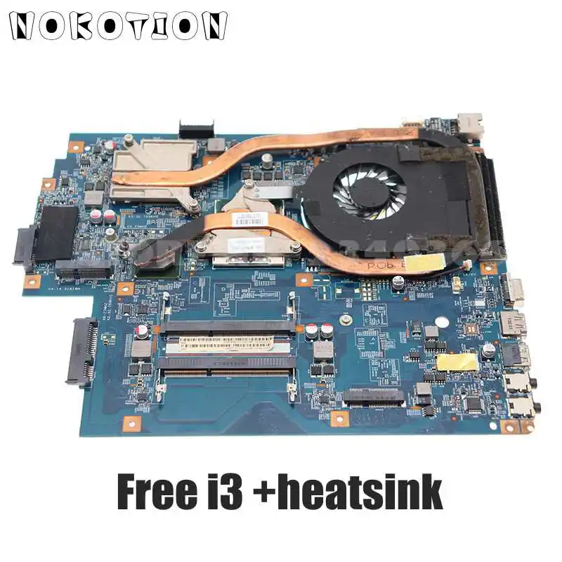 NOKOTION for ACER aspire 7741G HD 5650 1G Motherboard Free i3+Heatsink fit 7551G PC motherboard | Компьютеры и офис