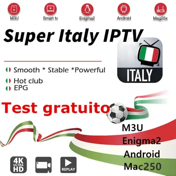 

Super Italy IPTV Subscription Italia Germany Italian UK Germany Poland Czech adult for M3U Android Smart IPTV No APP Include