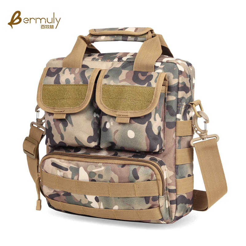 Многофункциональная сумка на плечо для охоты 600D нейлоновая армейская сумка для фанатов тактическая сумка для отдыха сумка-тоут для стрельбы модульная военная сумка