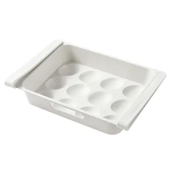 

Refrigerator Food Egg Storage Box Rack Fridge Drawer Shelf Kitchen Organizer Save Space HUG-Deals