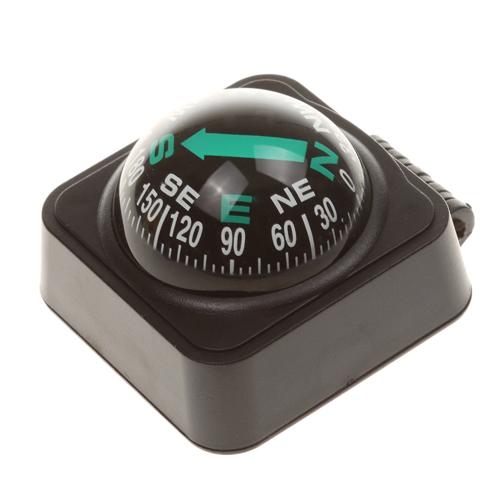 Adjustable Dash Mount Compass Navigation Hiking Direction Pointing Guide Ball for Marine Boat Truck Auto Car Outdoor