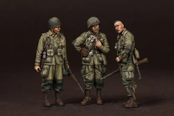 Figurine modèle 1/35 résine GK ,3 figurines, kit non assemblé et non peint 