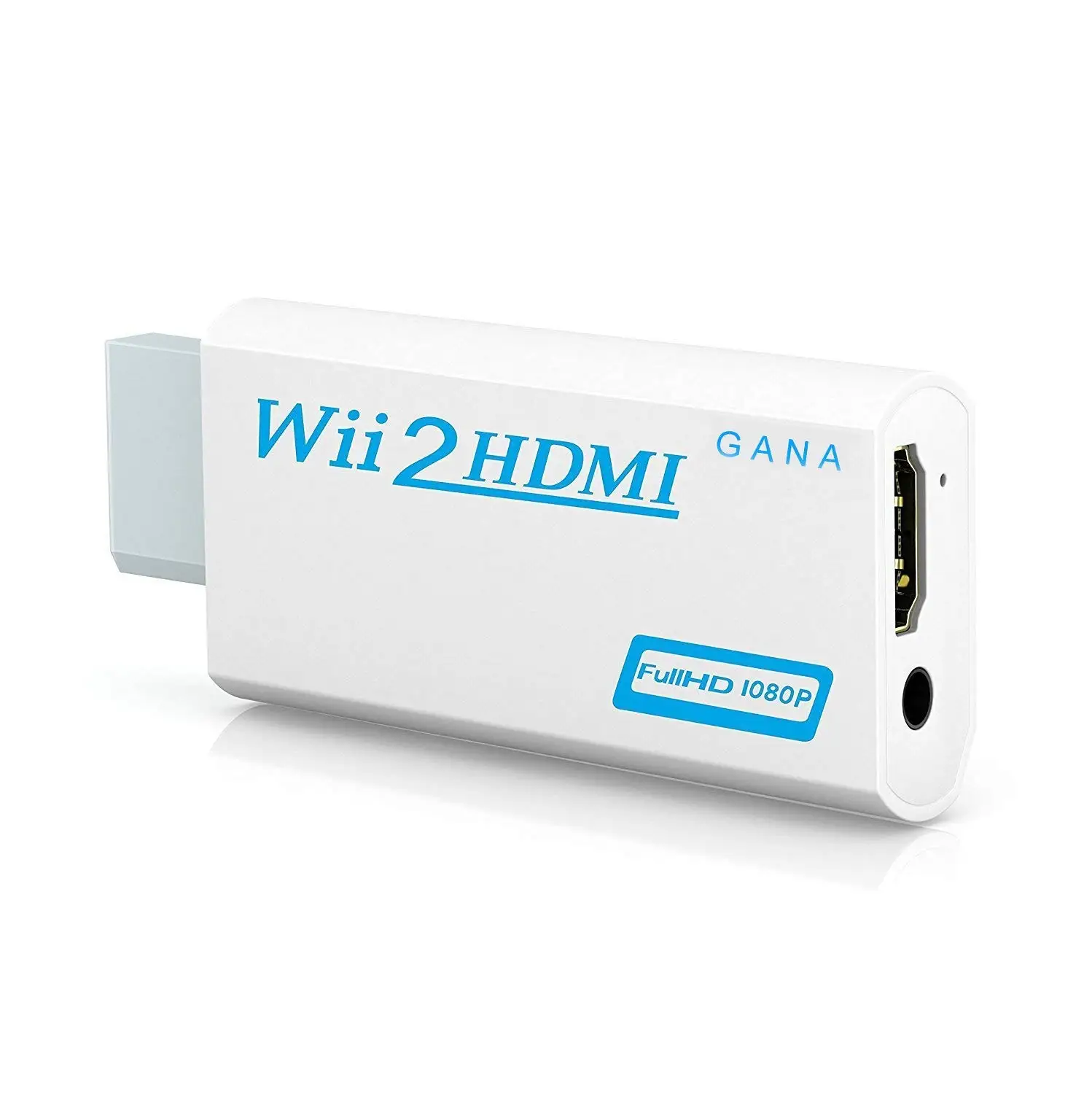 Full HD 1080P wii в HDMI конвертер адаптер wii 2HDMI конвертер 3,5 мм аудио для ПК HDTV монитор дисплей