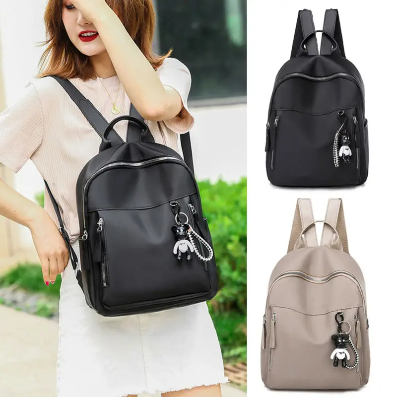 

Women Backpack Casual Anti-theft Nylon Rucksack Travel Shoulder School Bag Casual School Gift Student