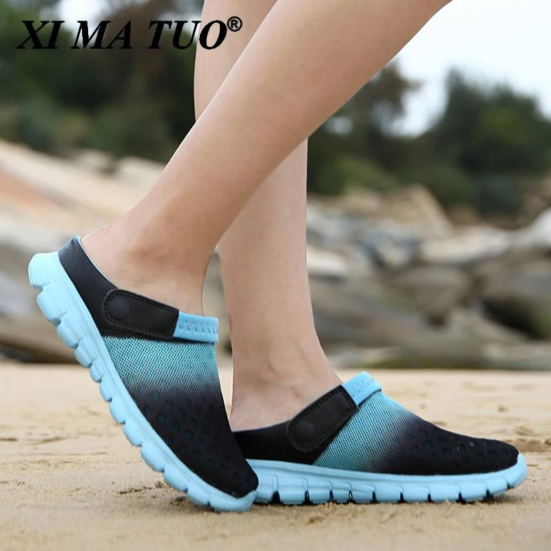 De los de verano sandalias malla transpirable sandalias para hombre de verano playa hombres zapatos de agua hombre zapatillas de moda diapositivas zapatos baratos|Sandalias de hombre| - AliExpress