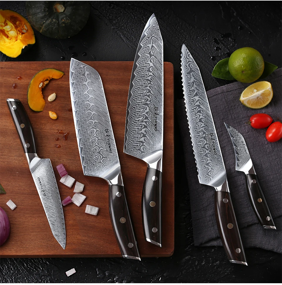  Shokunin USA - Kotetsu - Japanese Chef Knife - Pro Kitchen Knife  - 7 Inch Chef's Knives - High Carbon Stainless Steel Damascus - Sharp Paring  Knife with Ergonomic Handle, Best Kitchen Gadgets 2023 : Handmade Products