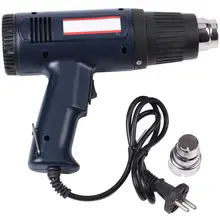Промышленный Электрический тепловой инструмент с регулируемой температурой 1500 Вт, ручные инструменты горячего воздуха для окрашивания обоев в полоску, штепсельная вилка европейского стандарта