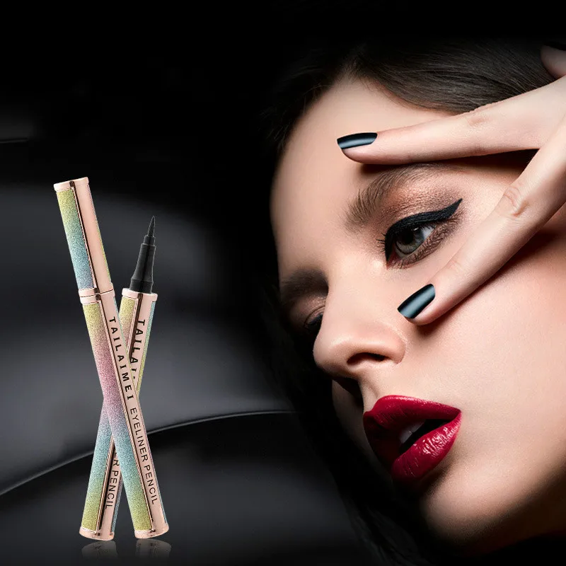 

Starry Eyeliner Pen Lasting Waterproof and Quick Drying Not Smudged Cool Black Eyeliner Makeup