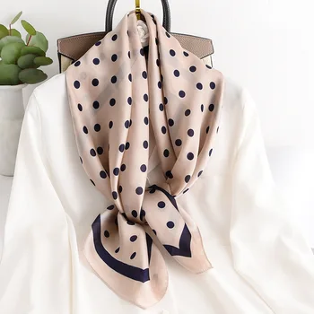 

new scarves, women in the spring and autumn fashion wave decoration 90 square amphibious summer bask in shawls scarf