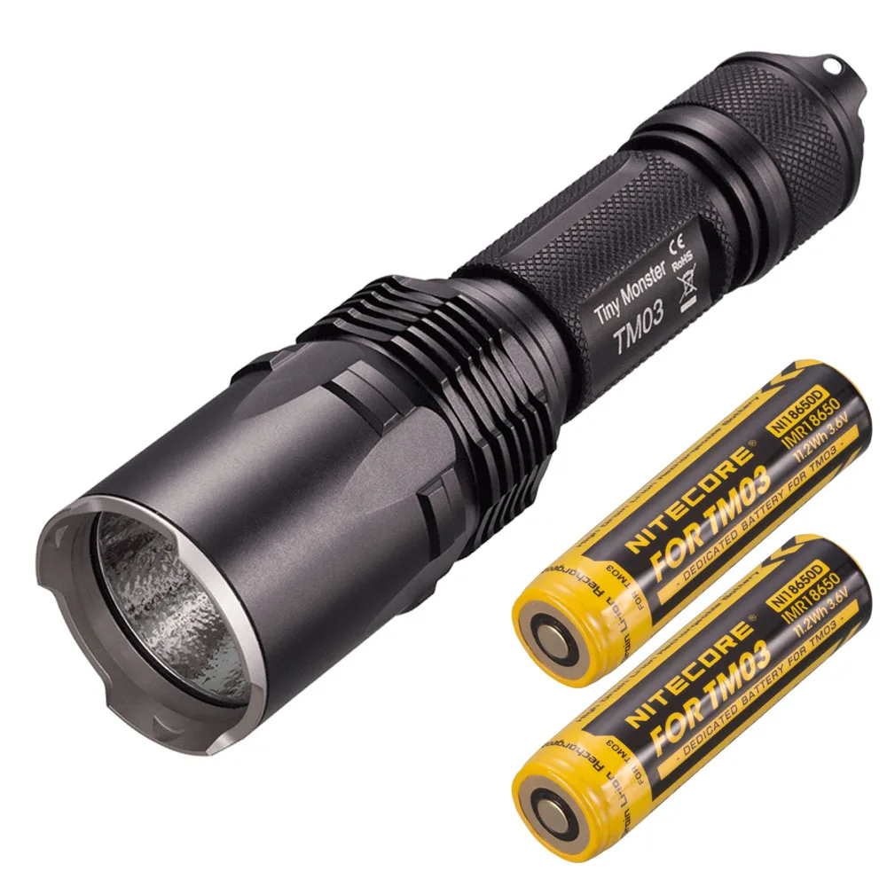 Уличный тактический фонарик NITECORE TM03 CREE XHP70 светодиодный с максимальным лучом 2800