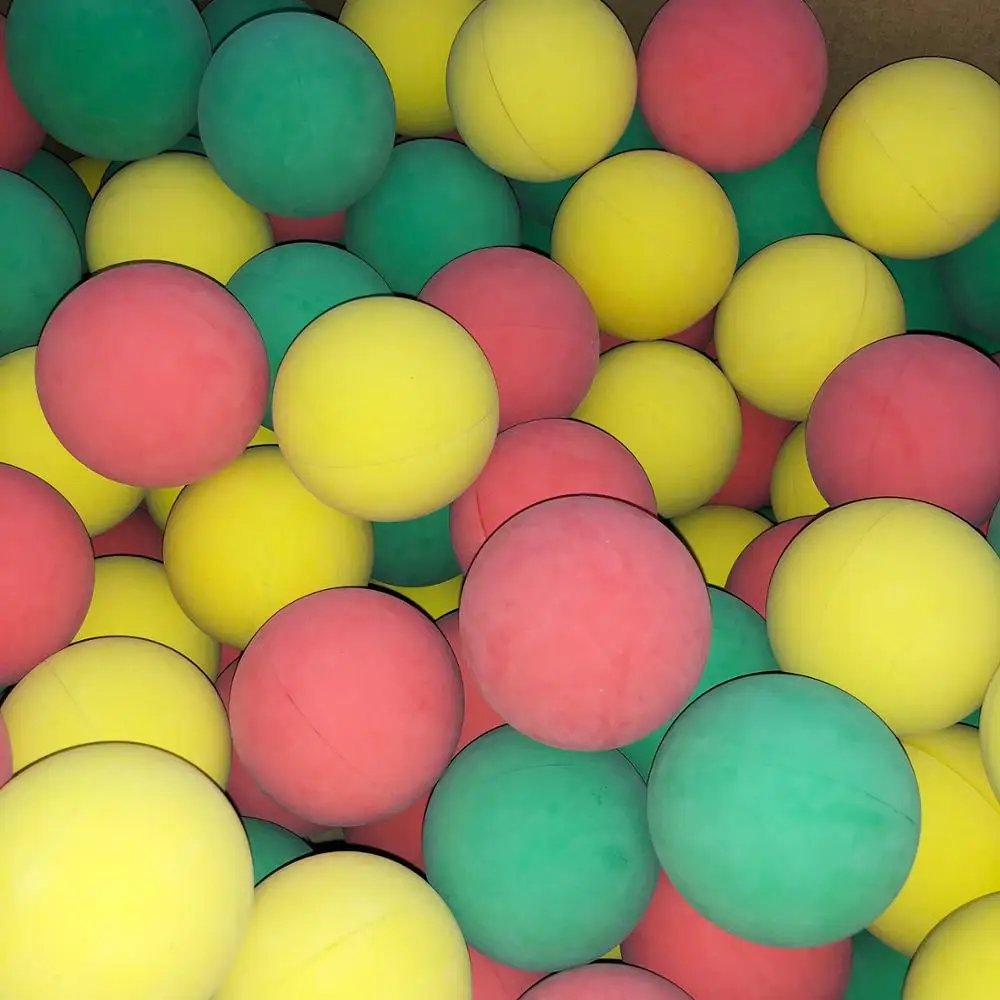

12pcs/lot Racquetball Squash Low Speed Rubber Hollow Training Competition High Elasticity Indoor Sports Random Color
