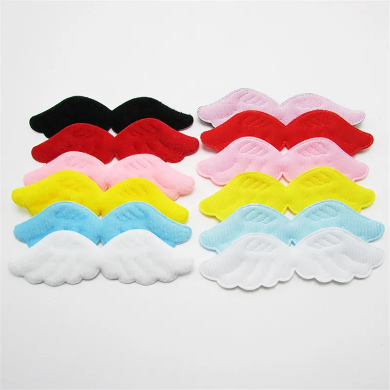 Flannelette Cartoon Cute Angel Wing Ornament DIY Craft Supplies Clothing Scarf Accessories Headwear Materials 10-70Pcs