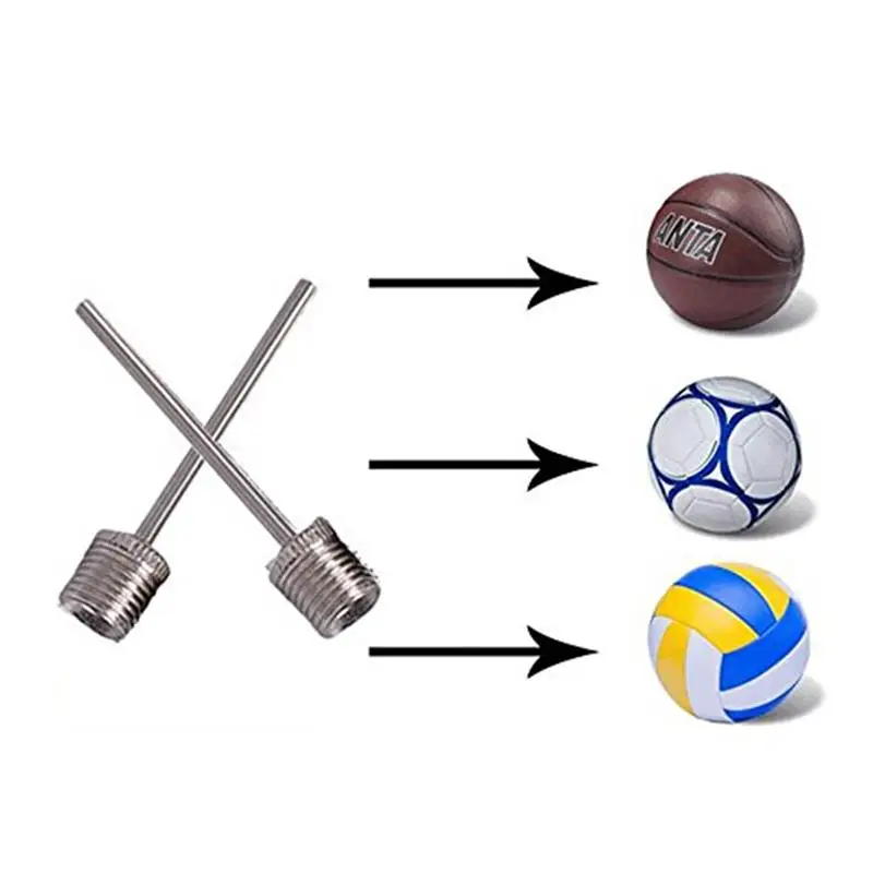 Portable Sports Inflating Needle Pin Nozzle Football Basketball Soccer