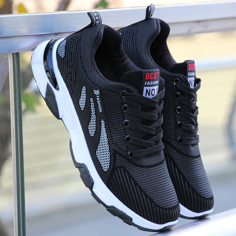 Hombres zapatos nuevos zapatos casuales transpirables zapatos deportivos zapatos de moda low-top zapatos de los hombres antideslizante transpirable-encuentro de Tenis zapatos