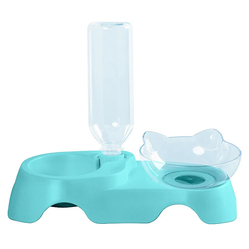 Pet Cat Bowl Dual use cat food Bowls Protect Cervical water Drinking bottle Food Storage Bowl For Dogs Cats pet product