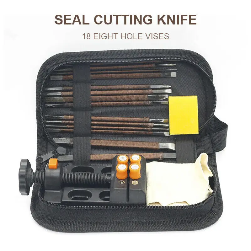 

Professional Wood Carving Chisel Set - 18 PCS Hand Carving Tool Set for DIY Sculpture Carpenter Experts & Beginners