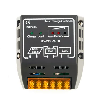 

20A 12V/24V Solar Panel Charge Controller Battery Regulator Safe Protection Hot Worldwide