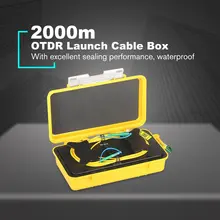2 км одиночный режим волоконно-оптический рефлектометр Запуск кабельной коробки для OTDR мертвой зоны Eliminator SC/UPC-SC/APC тест-удлинитель