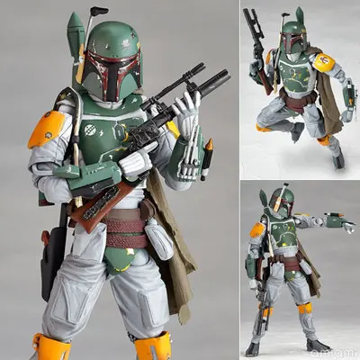 

18cm Height Star Warss Kit Model Bounty Hunter Action Figures Collectible Gift Crazy Toy Box
