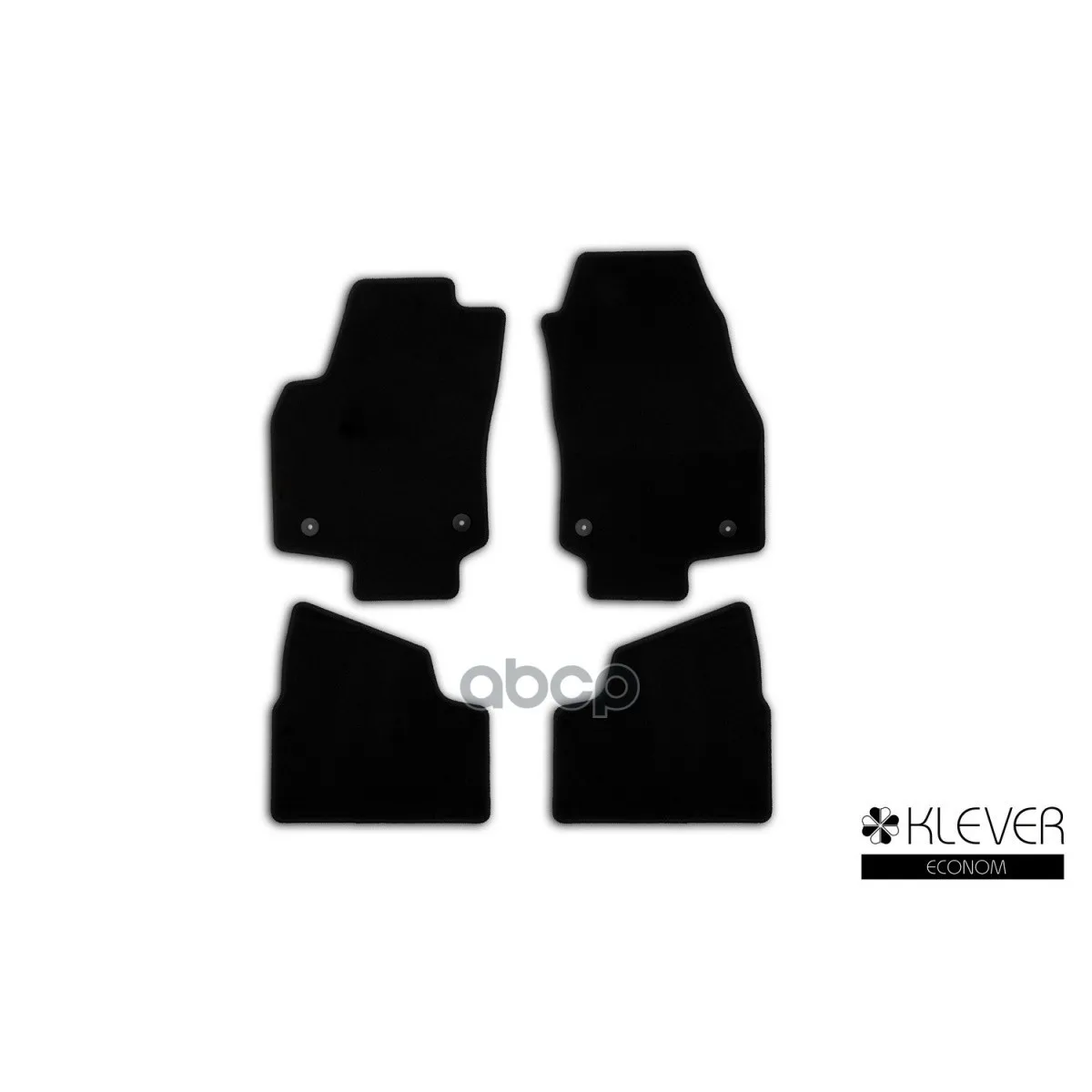 Коврики В Салон Klever Econom Opel Astra H 5d 2004-, Хб., 4 Шт.(Текстиль) Klever арт. KLEVER01371701200k