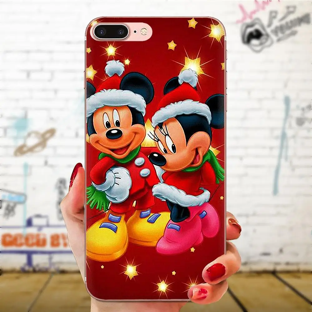 Новогодний мягкий протектор мыши для Xiaomi Redmi Mi 4 7A 9T K20 CC9 CC9e Note 7 9 Y3 SE Pro Prime Go