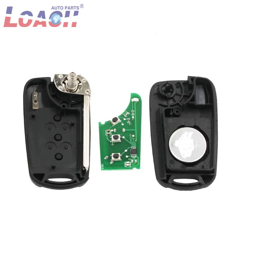 3 кнопки складной пульт дистанционного ключа для hyundai Fob 433 МГц Elantra 2010 2011 2012 2013 чип ID46