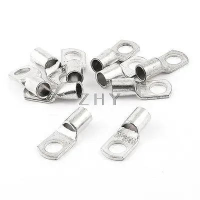 

35mm2 Wire Size 10.5mm Stud Hole Copper Cable Lug 10 Pcs