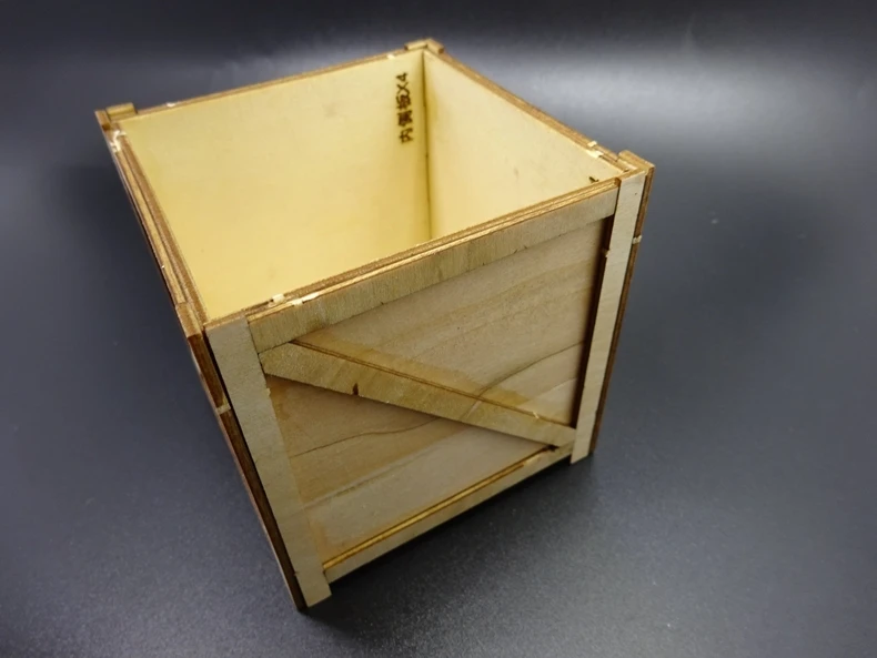 Деревянная коробка для транспортировки модель украшения сцены Tamiya 1/14 RC грузовик
