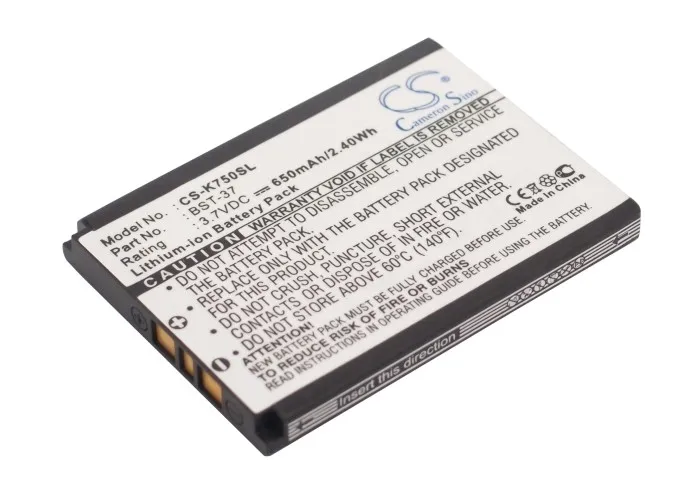 Cameron sino Батарея для sony Ericsson D750 D750i J100i J110a J110c J210i J220a J220c J220i J230c J230i