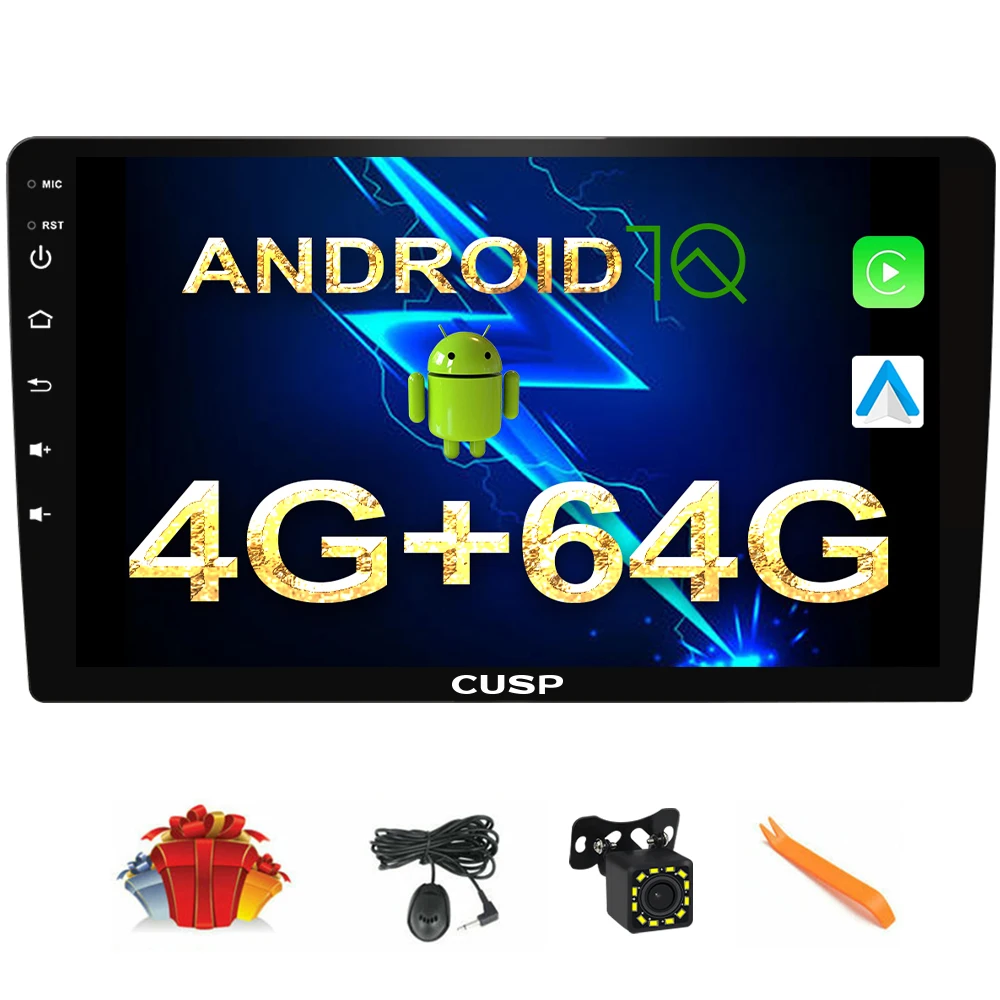 Автомагнитола CUSP мультимедийный стерео-плеер на Android с экраном 10 дюймов 9 GPS