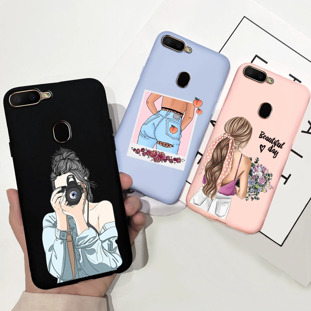 Custodia In Silicone Candy Bella Ragazza Girasole Daisy Per Oppo A5S Ax5S Ax7 A7N A7 2018 A12 Cover Posteriore Per Custodie Oppo A5S Cph1909