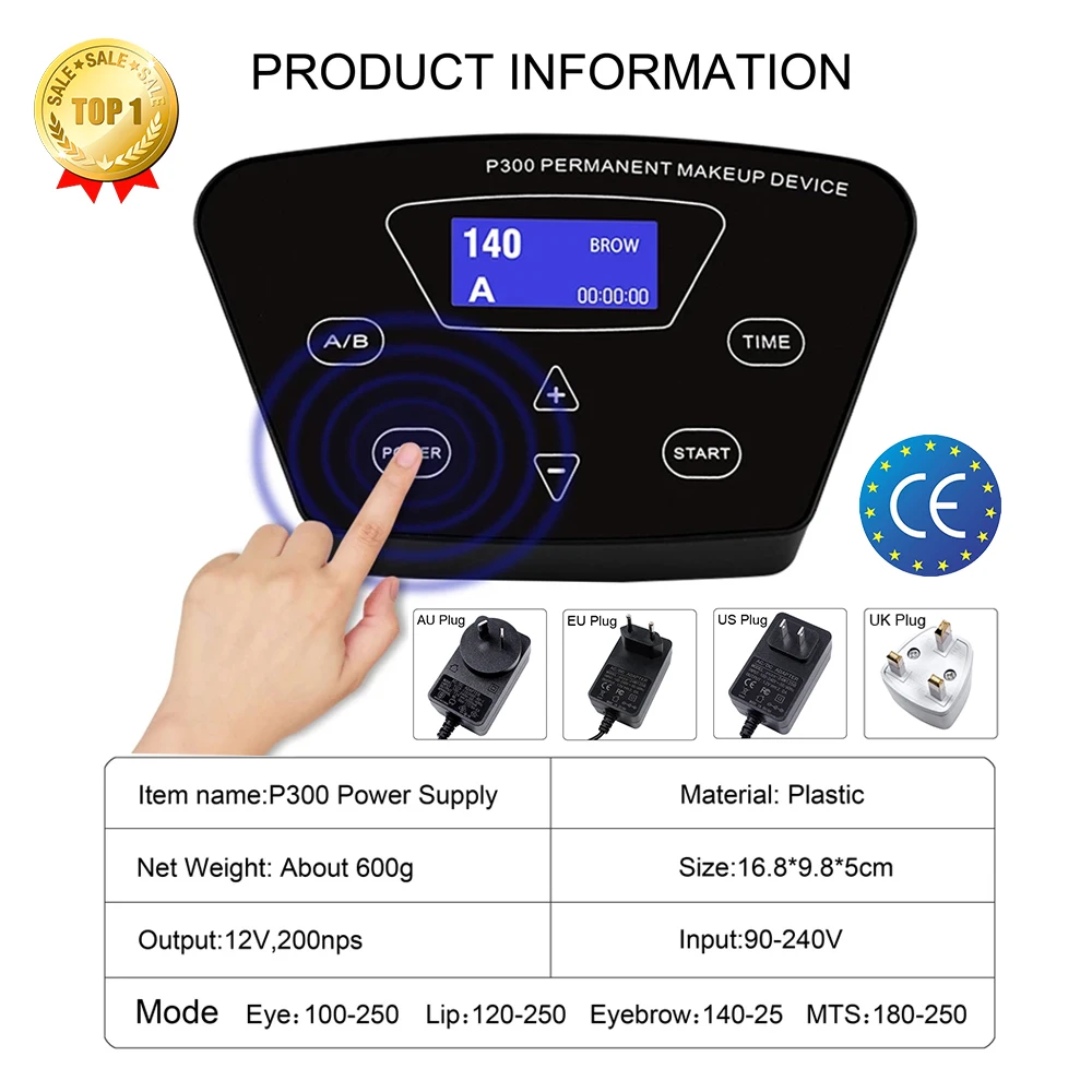 High Quality Permanent Makeup Rotary Tattoo Machine Eyebrow Tattoo Kits Professional Pen For Eyebrow Eyeliner Lip Tattoo Set