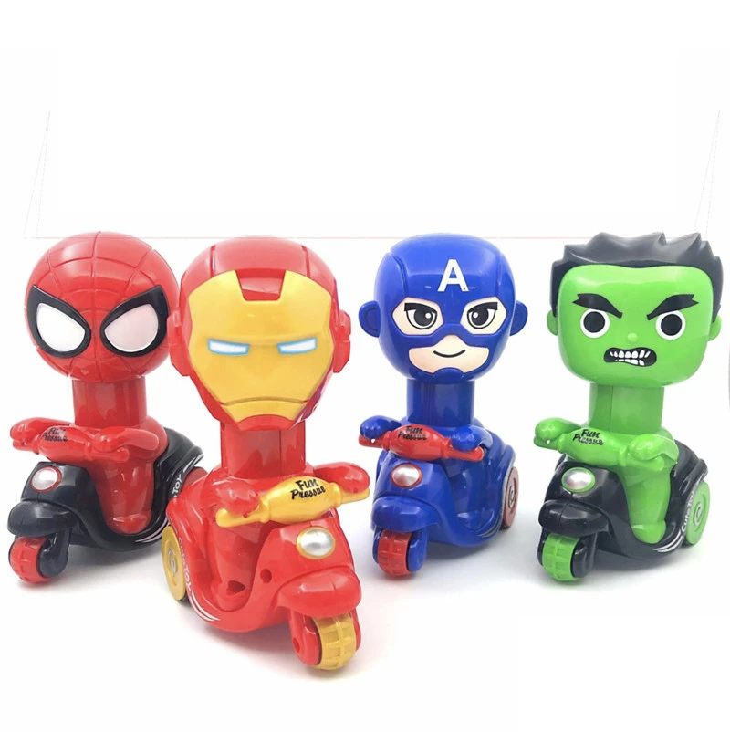 

1pcs Motorcycle Toys Pressing Return Force Small Yellow Duck Motorcycle Small Sprouting Chicken And Duck Children Toy Car Gifts