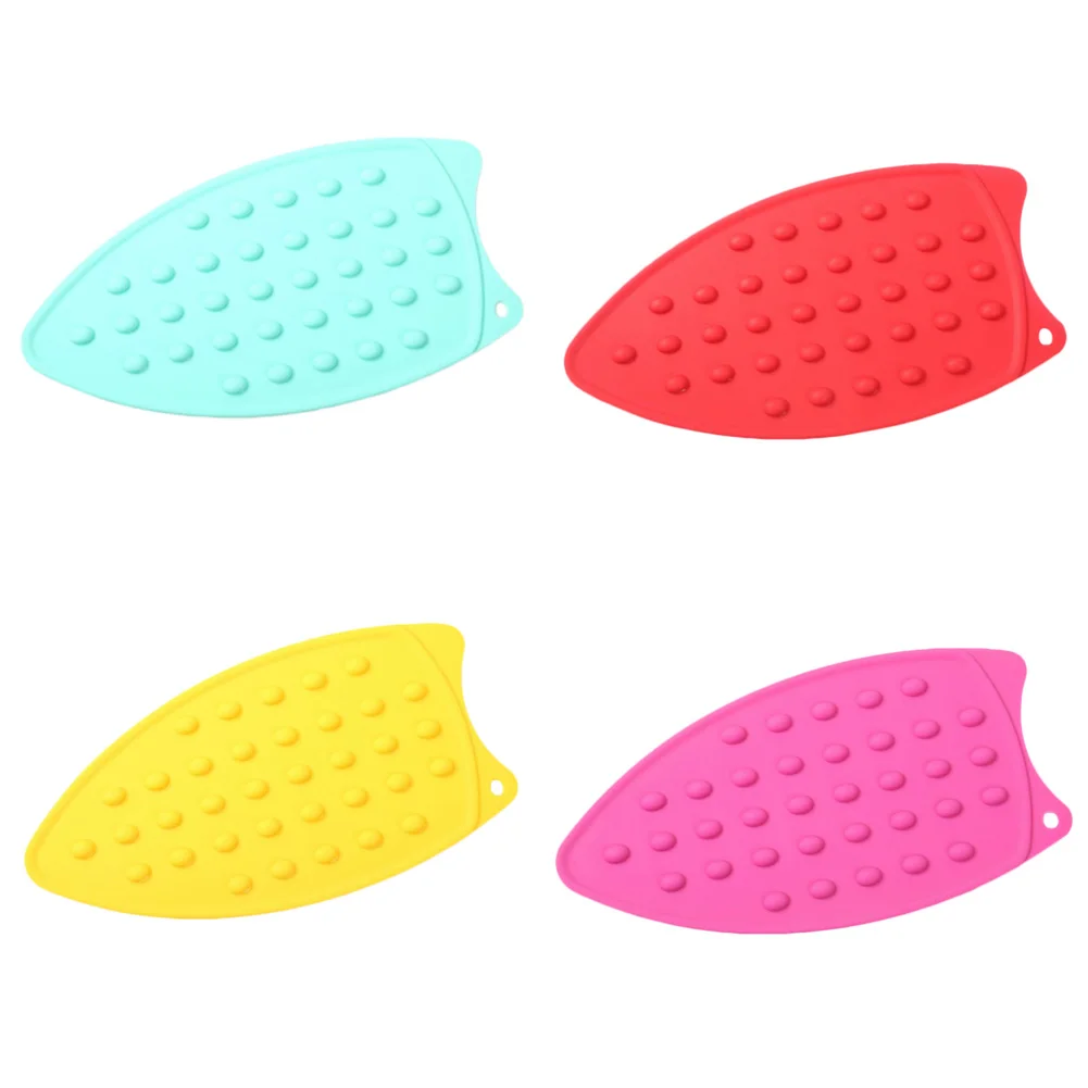 

1Pcs Silicone Iron Hot Protection Rest Pad Mat Safe Surface Iron Stand Mat Rest Ironing Pad Insulation Boards